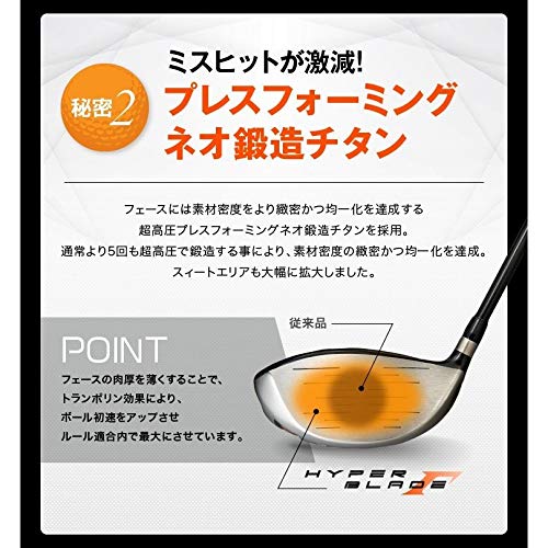 新品・初心者にもおすすめ！ハイパーブレード ガンマ V-spec α-Ⅳ仕様 Amazon.co.jp: WORKS GOLF(ワークスゴルフ) ドライバー ハイパー